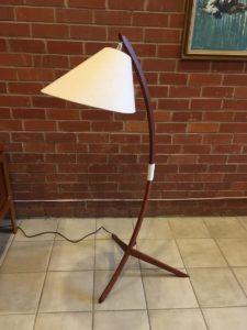 teak arc lamp